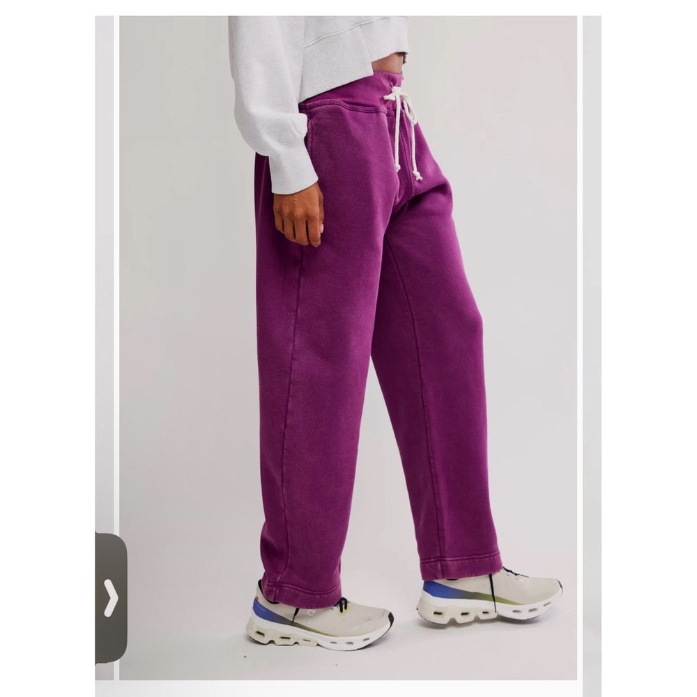 NWT Free People Movement Final Call Pants/Deep Mulberry Medium - Picture 7 of 10